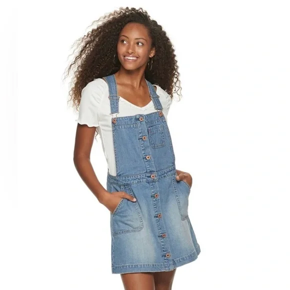 American Rag | Dresses | American Rag Denim Overall Dress Size 3 Juniors |  Poshmark